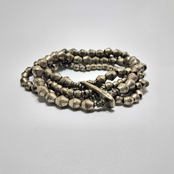 Source Unknown Jewelry - Ethiopian Aluminum Beaded Bracelet